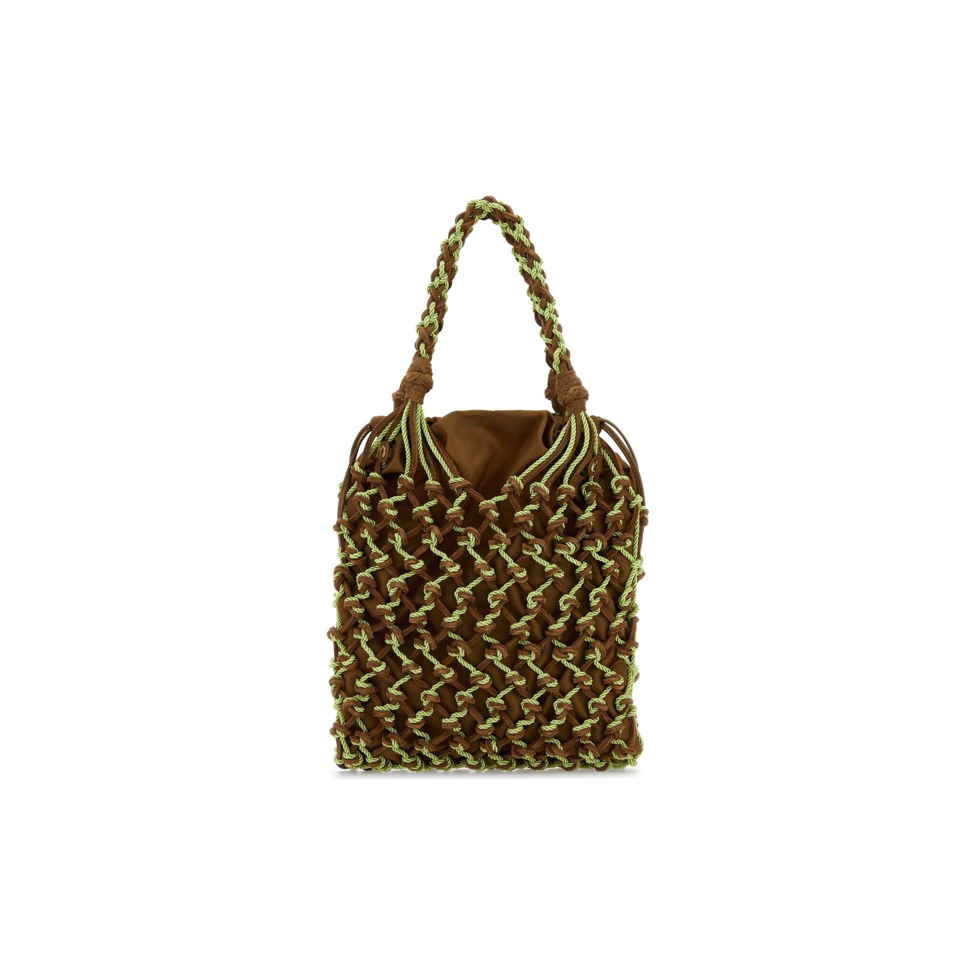 Prada Mala de Mão em Re-Nylon — Cinzento