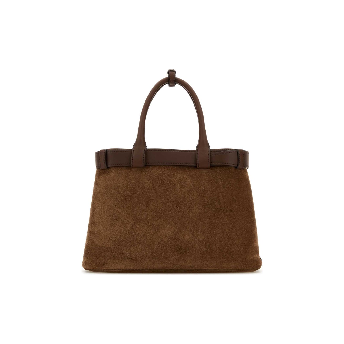 Prada Mala de Mão Média Buckle em Pele