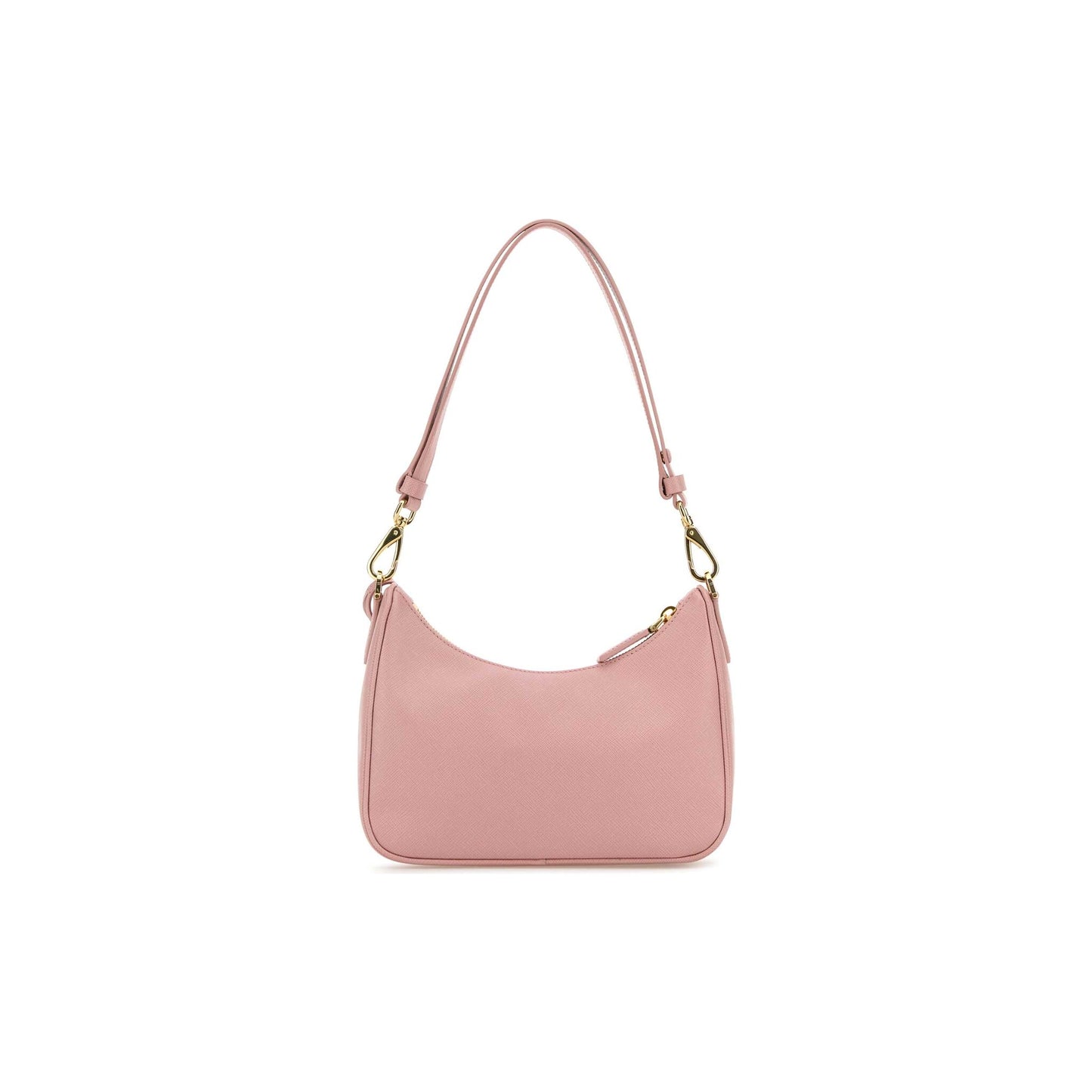 Prada Mala Mini Re-Edition em Pele — Branco