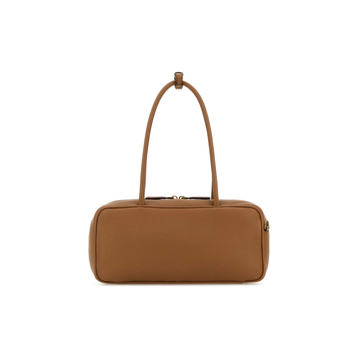 Prada Mala de Ombro em Pele — Castanho