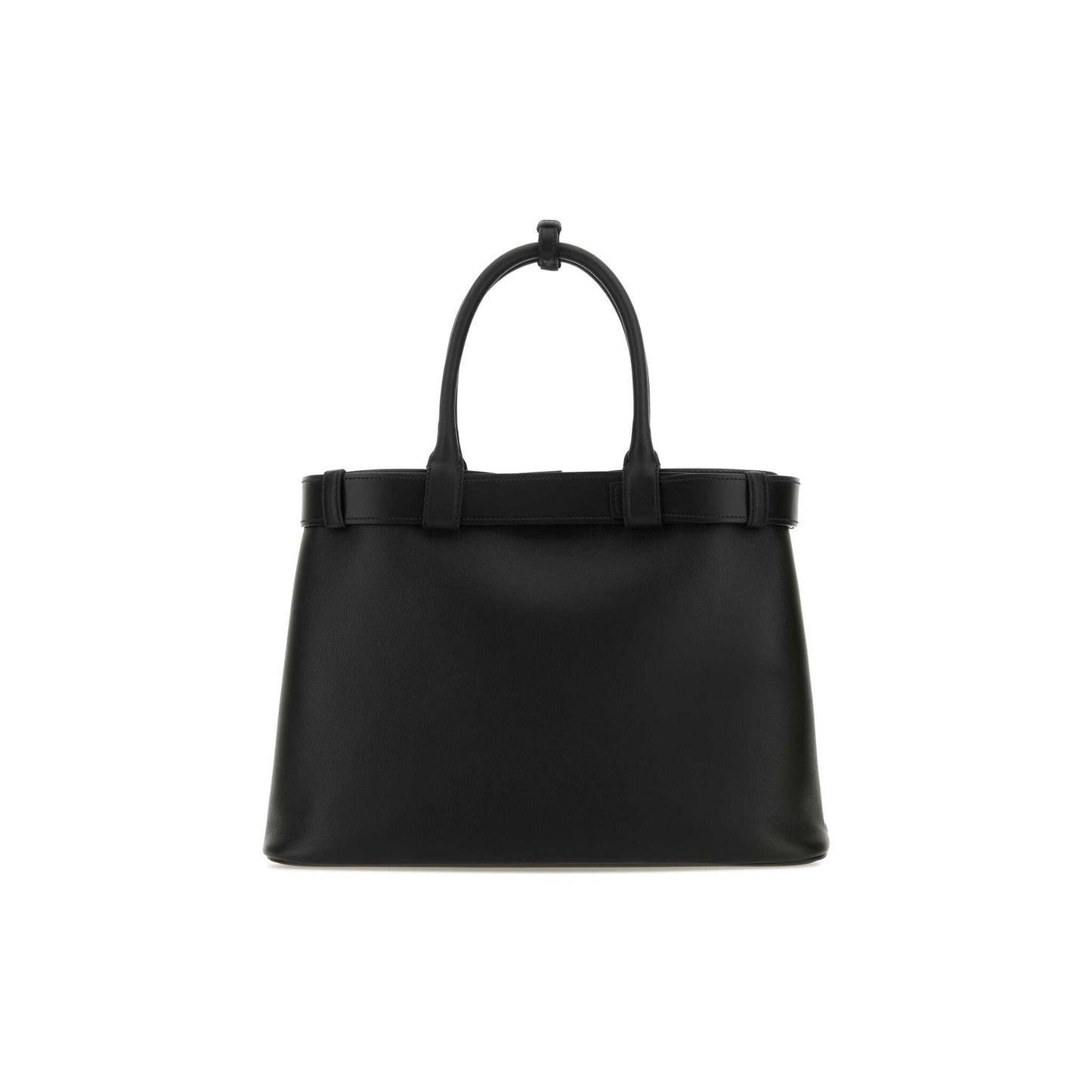 Prada Mala de Mão Grande Buckle em Pele
