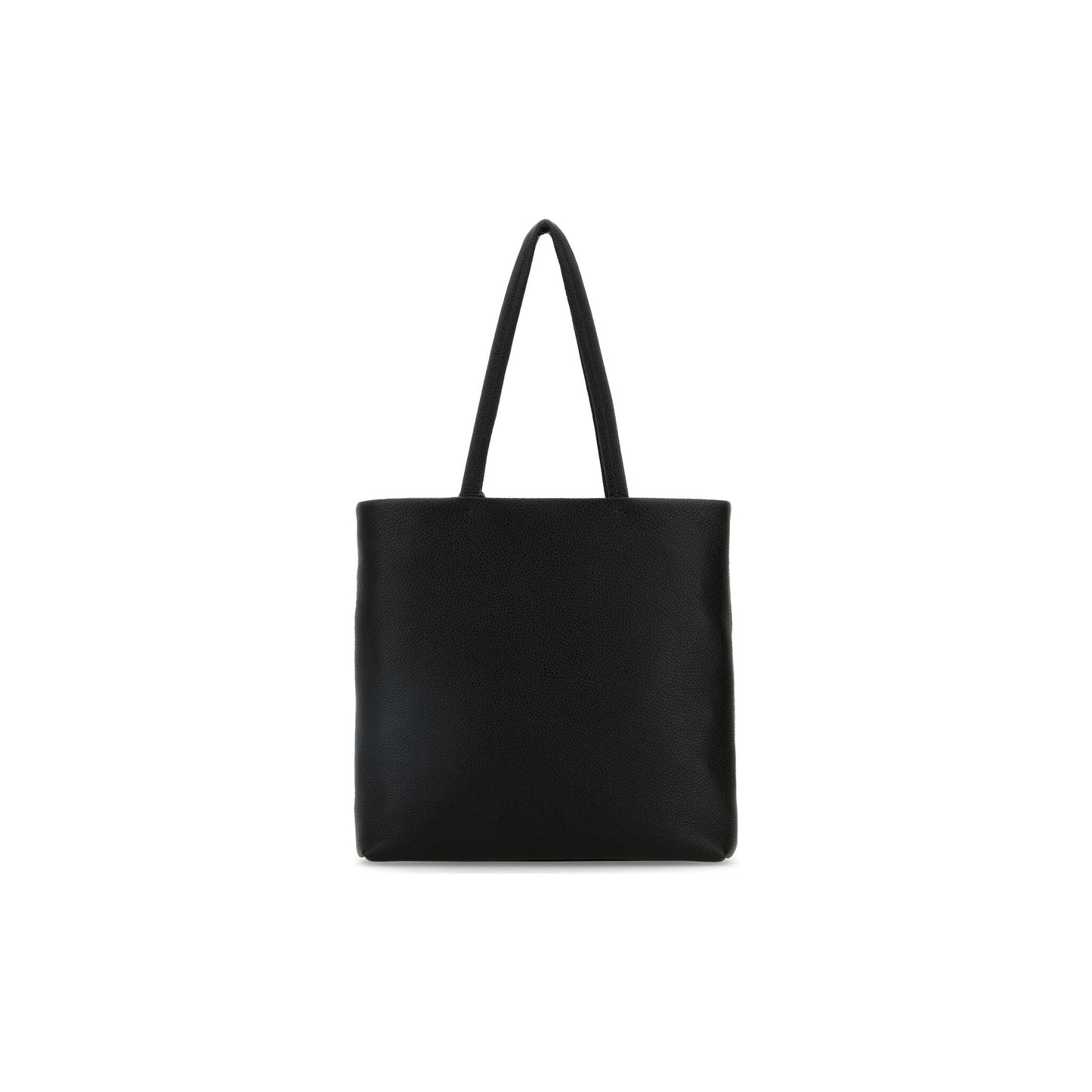 Prada Mala Tote em Pele — Preto