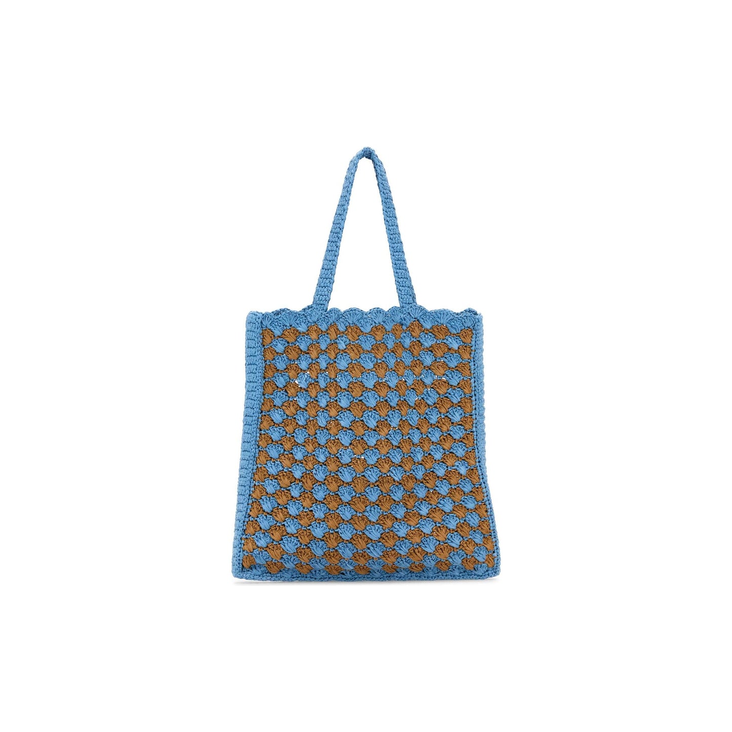 Prada Mala de Ombro em Raffia