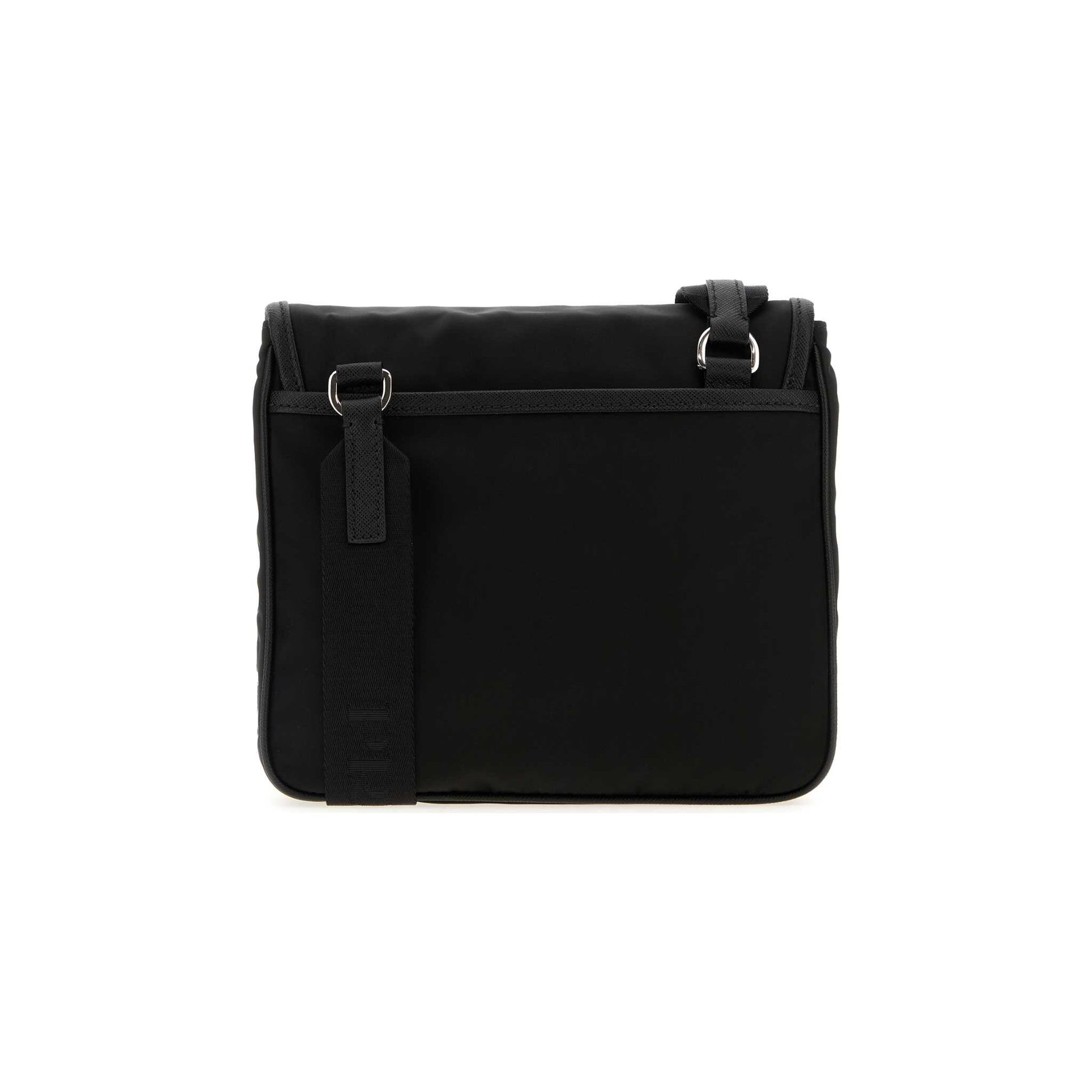 Prada Mala de Ombro em Re-Nylon — Preto