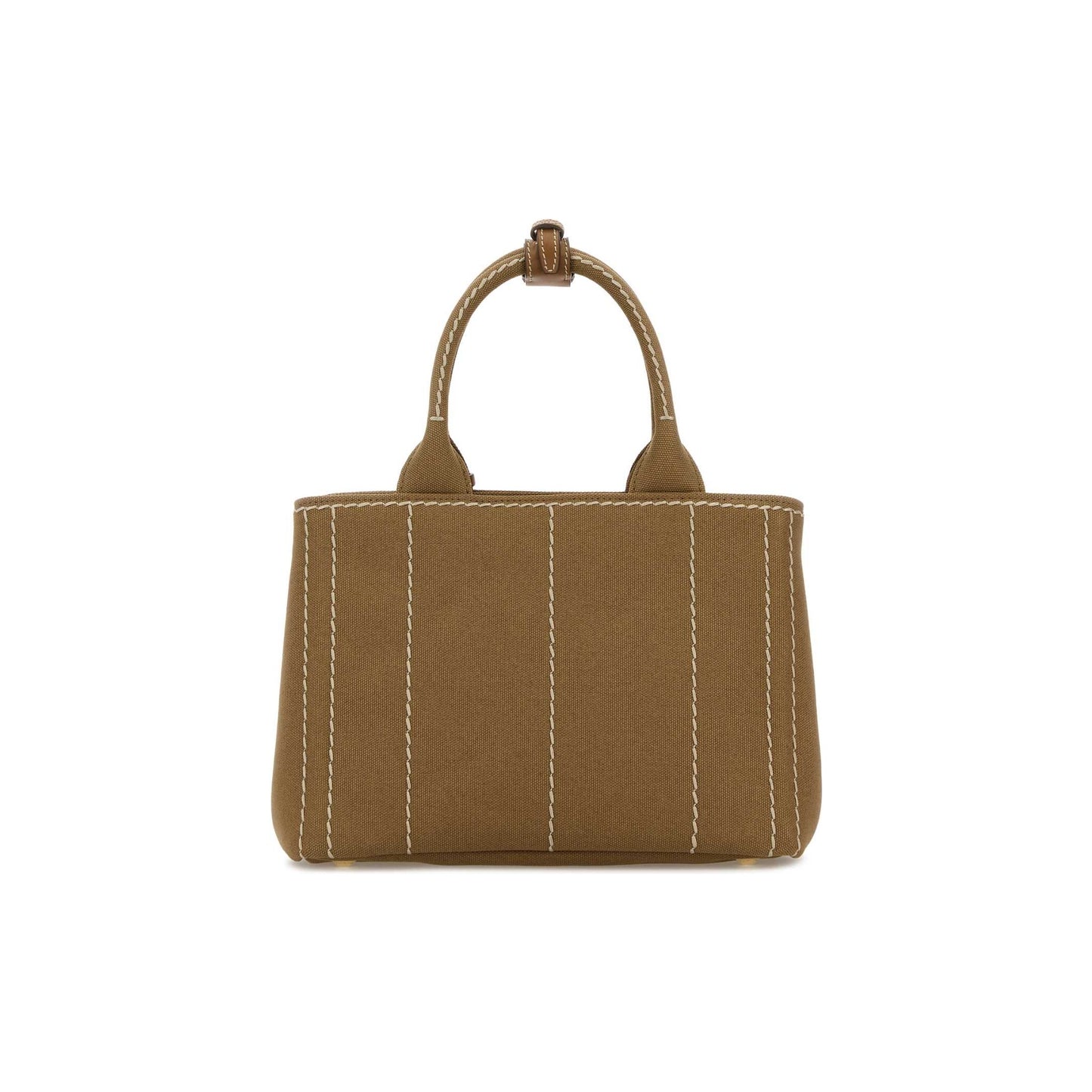 Prada Mala de Ombro em Lona — Multicolor