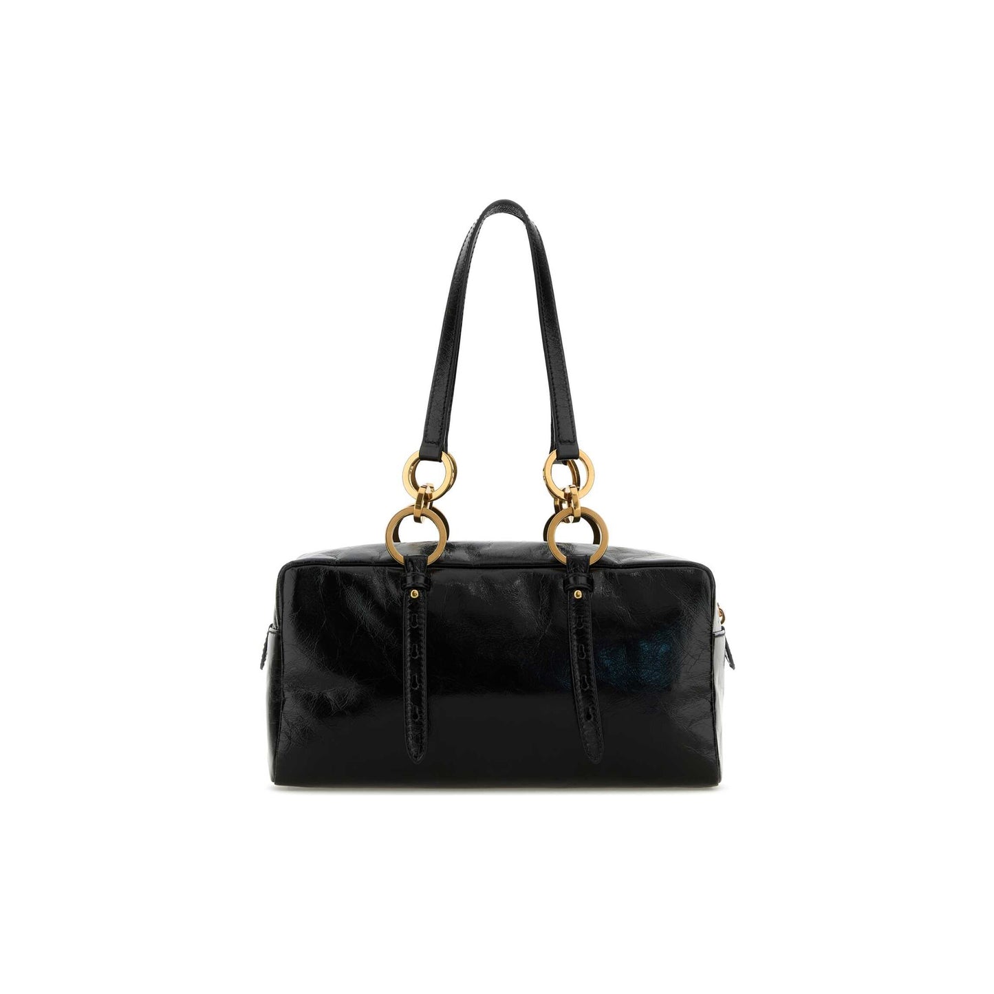 Prada Mala de Mão em Pele — Preto
