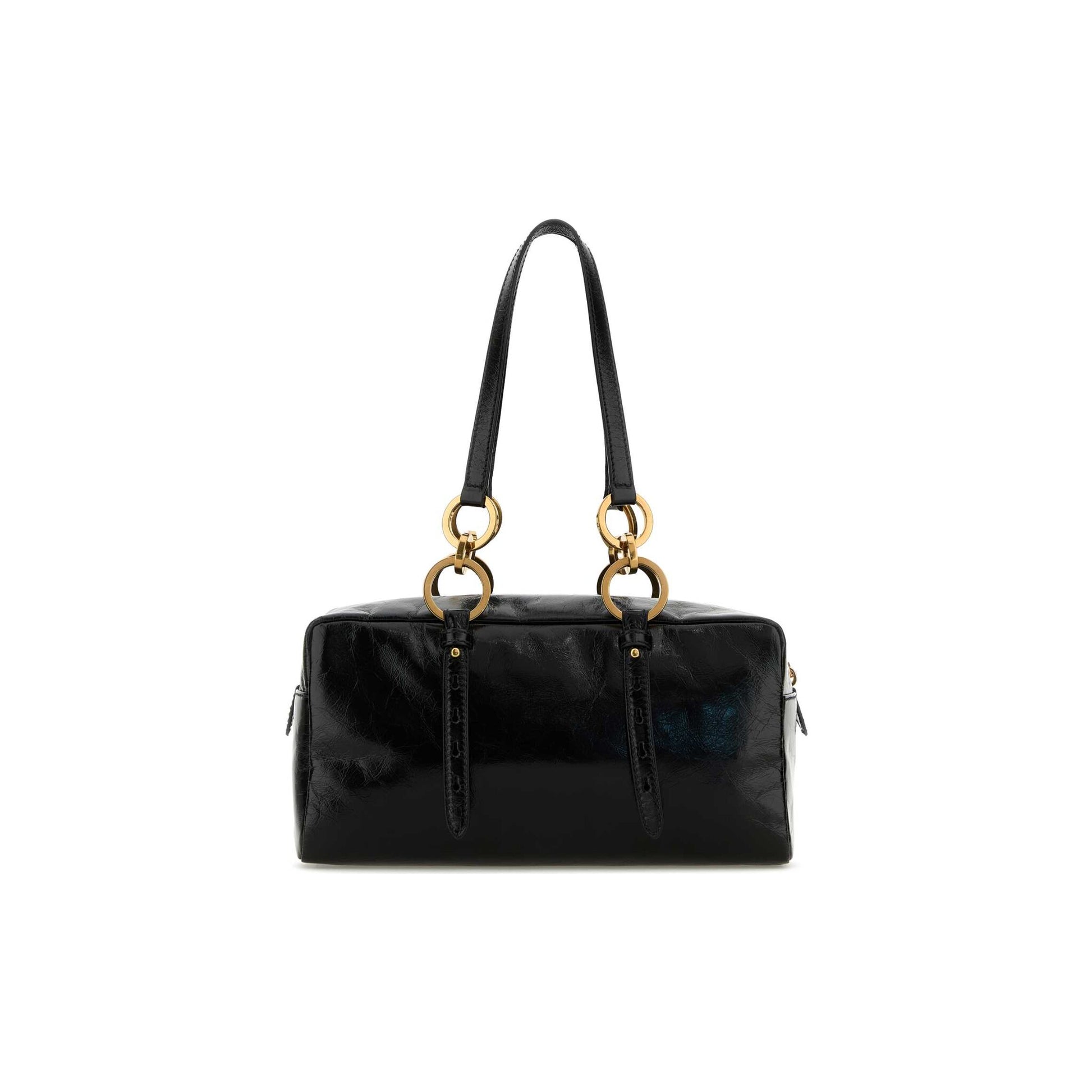 Prada Mala de Mão em Pele — Preto