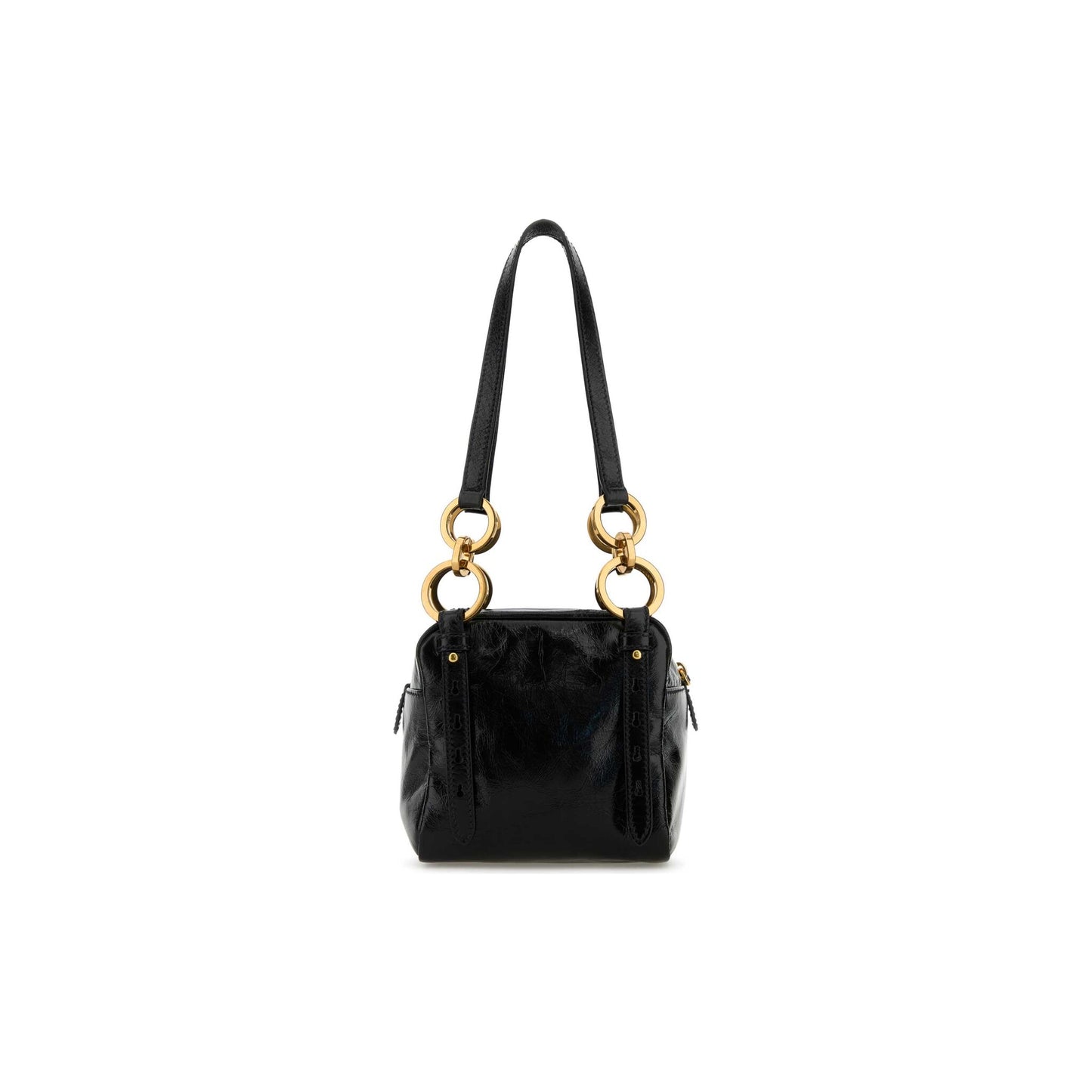 Prada Mala de Mão em Pele — Preto