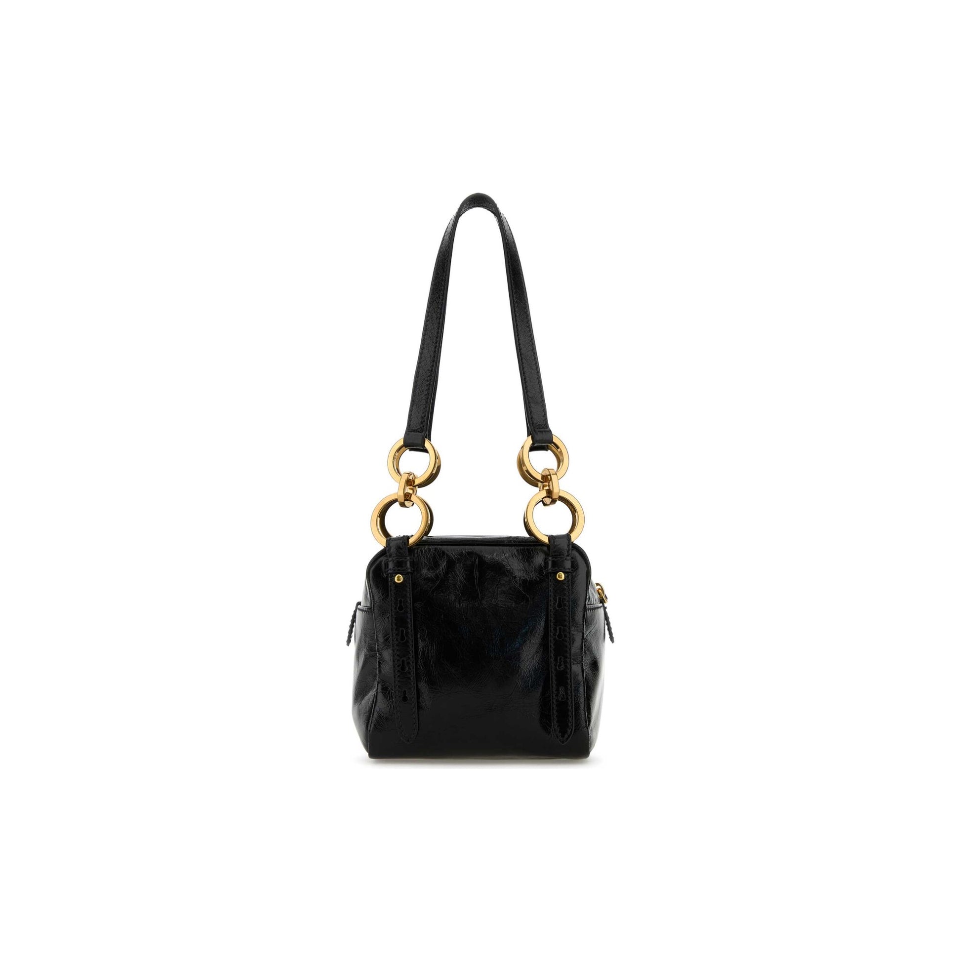 Prada Mala de Mão em Pele — Preto