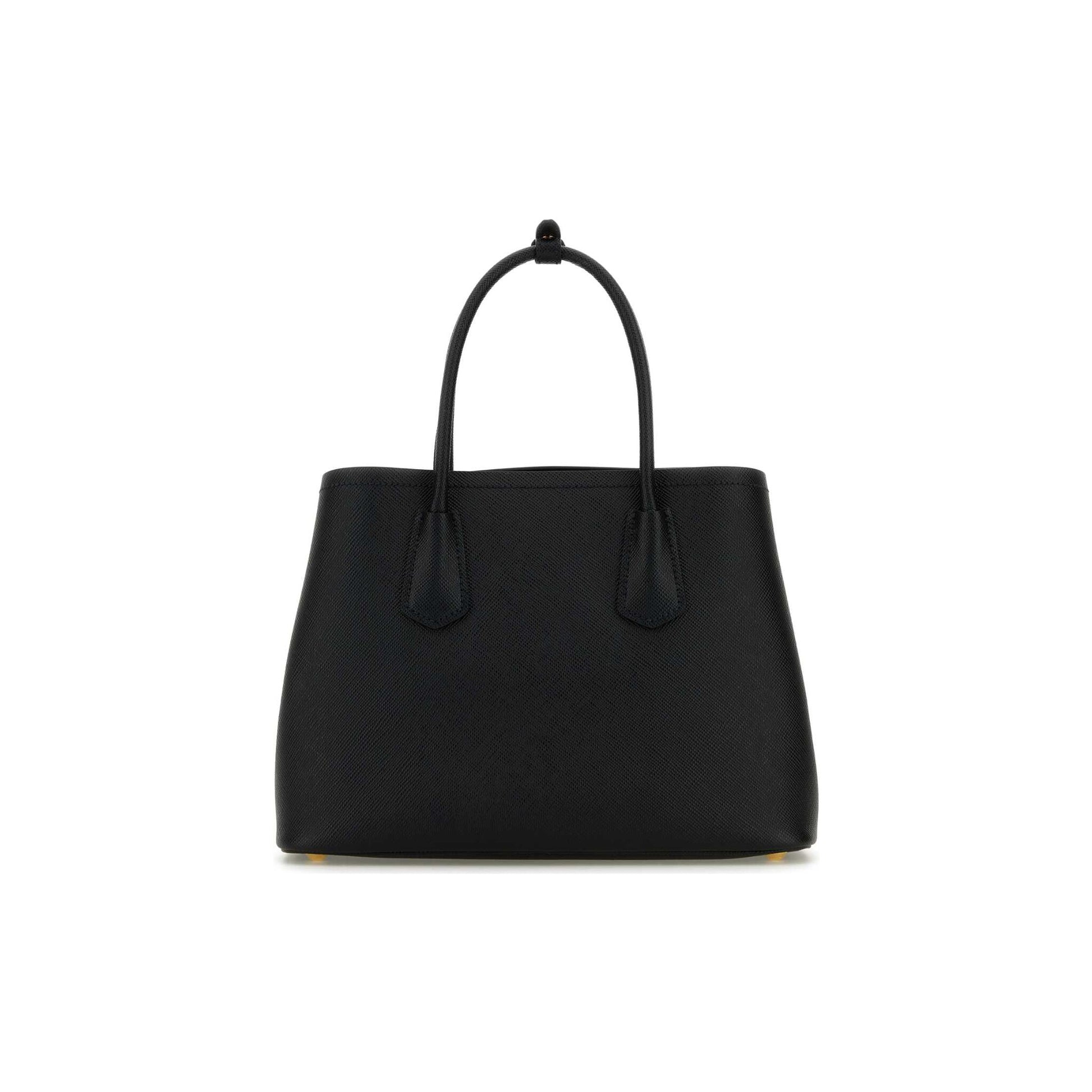 Prada Mala de Ombro Média Saffiano em Pele