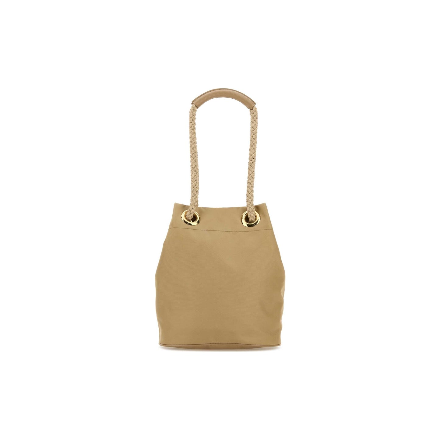 Prada Mala de Ombro Pequena Buckle em Re-Nylon — Verde