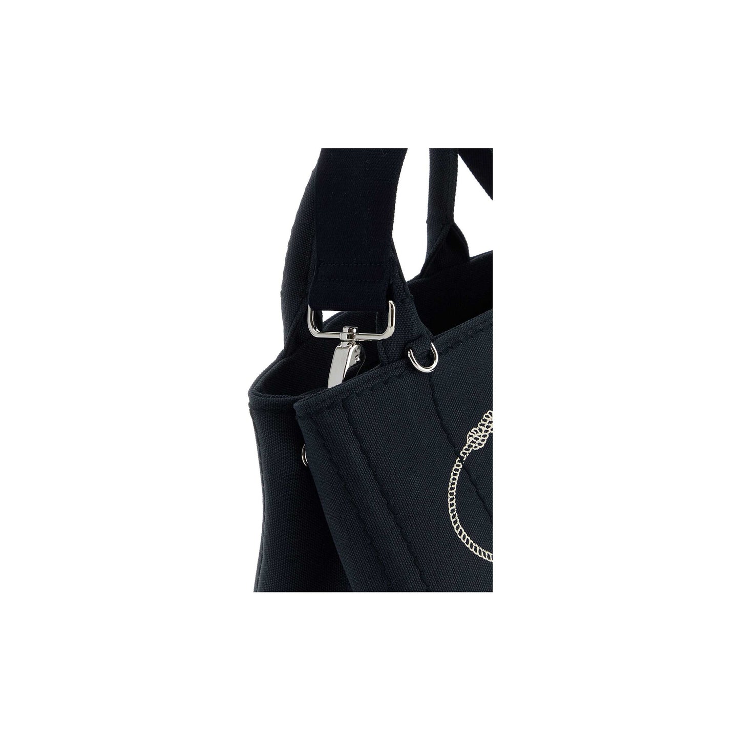 Prada Mala de Ombro Mini Jardinière em Lona