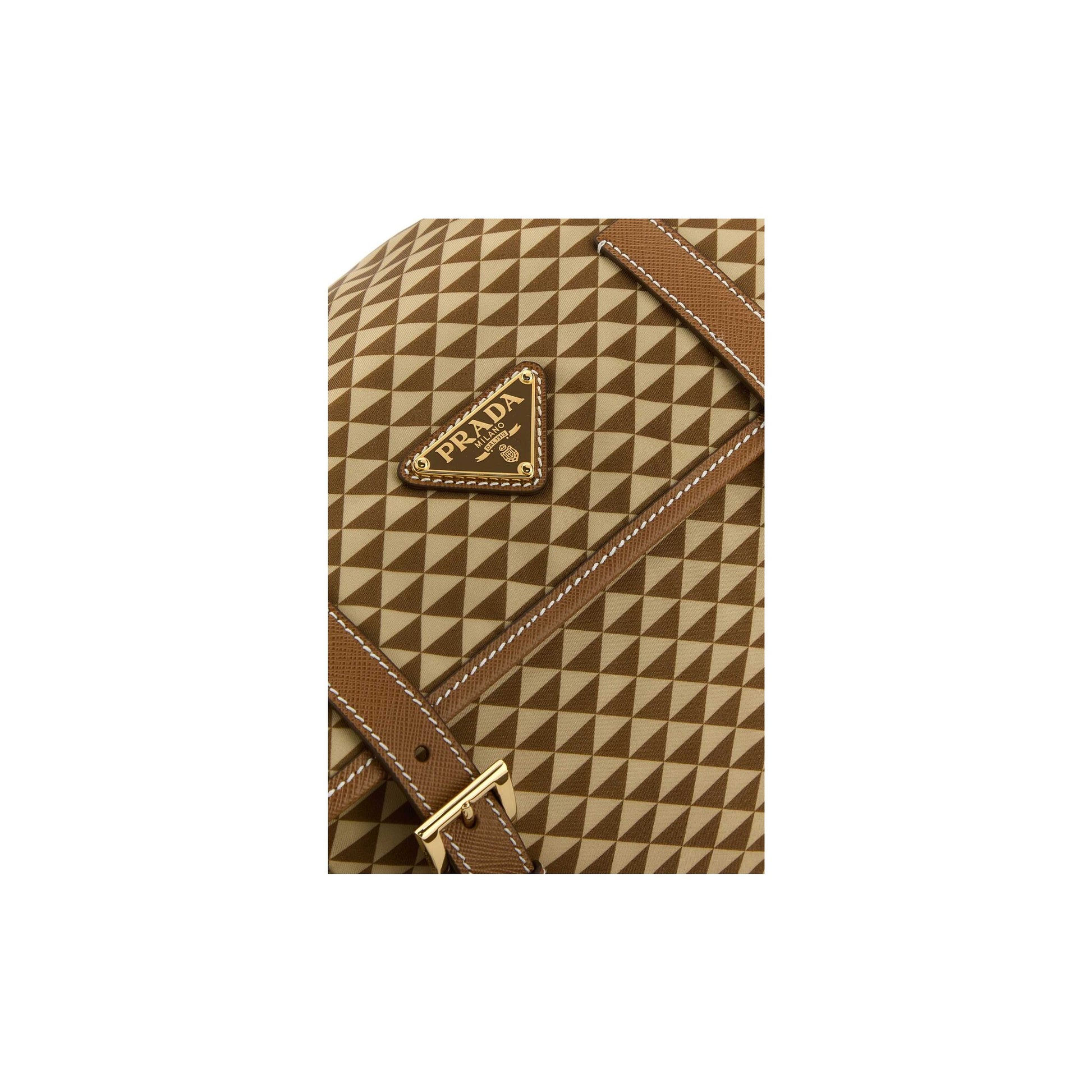Prada Mala Tiracolo em Re-Nylon — Verde