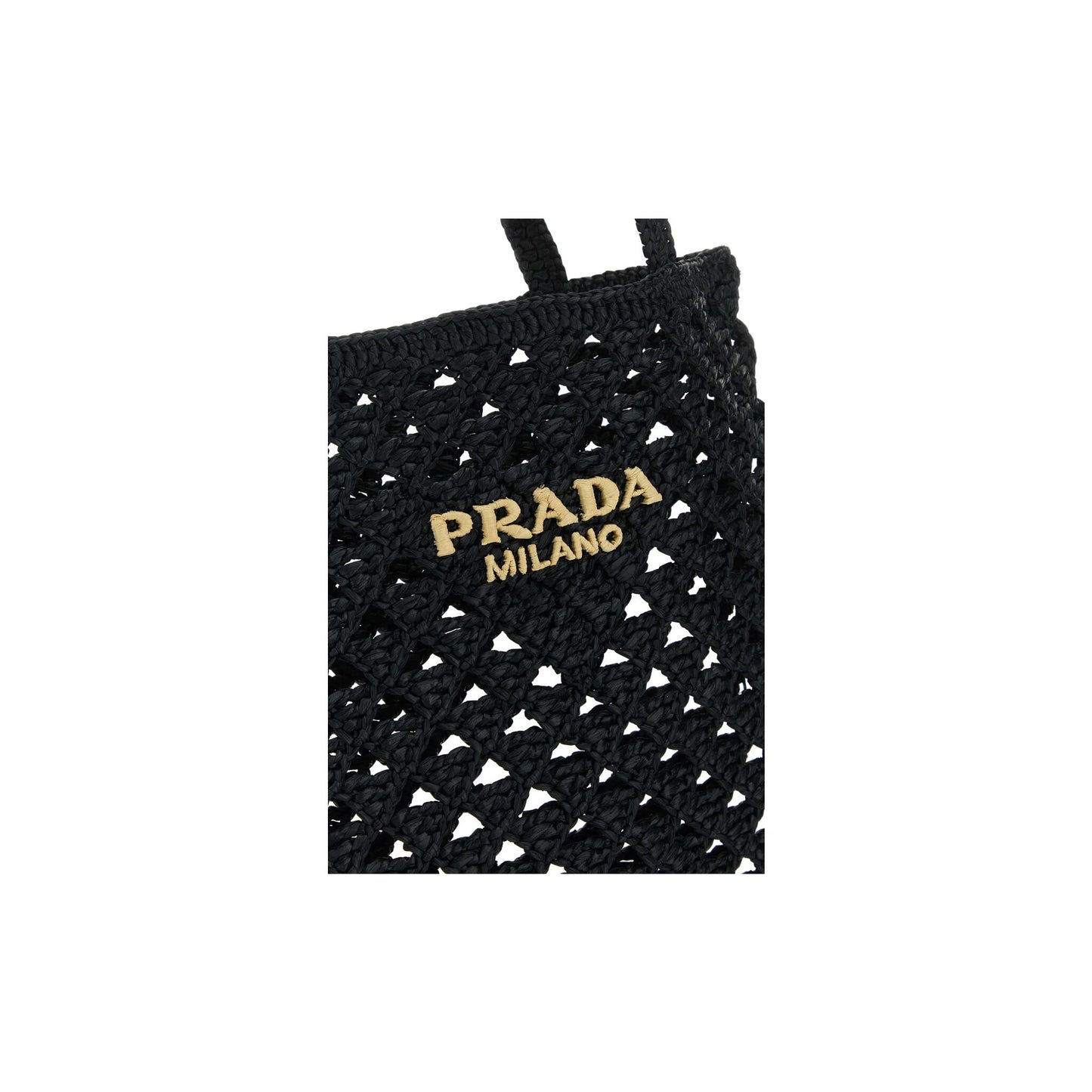 Prada Mala de Mão em Pele — Natural