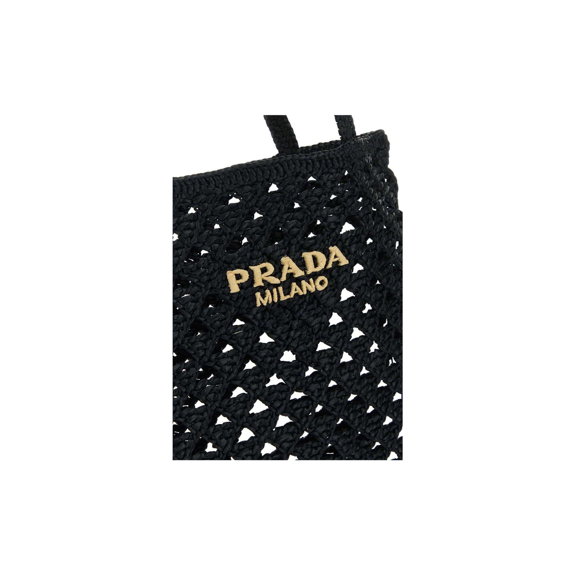 Prada Mala de Mão em Pele — Natural