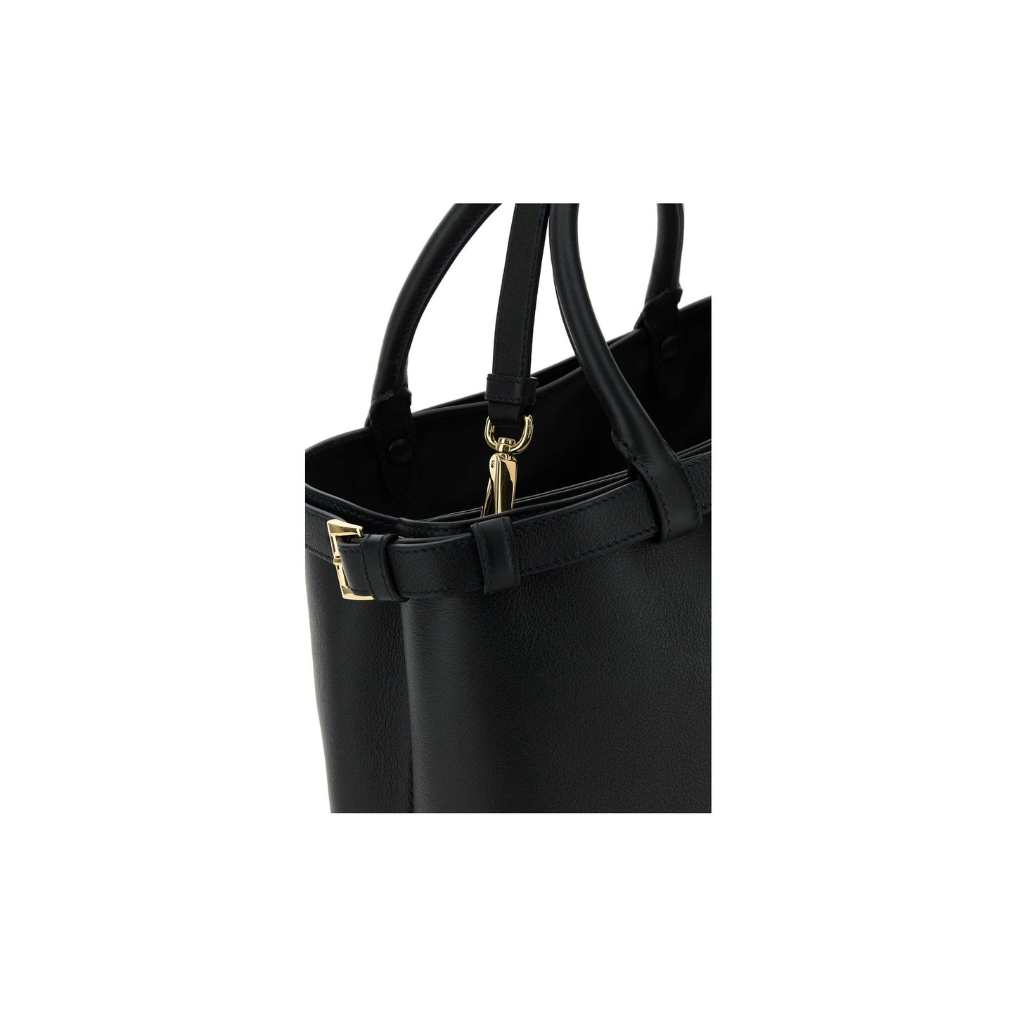 Prada Mala de Ombro Média Buckle em Pele