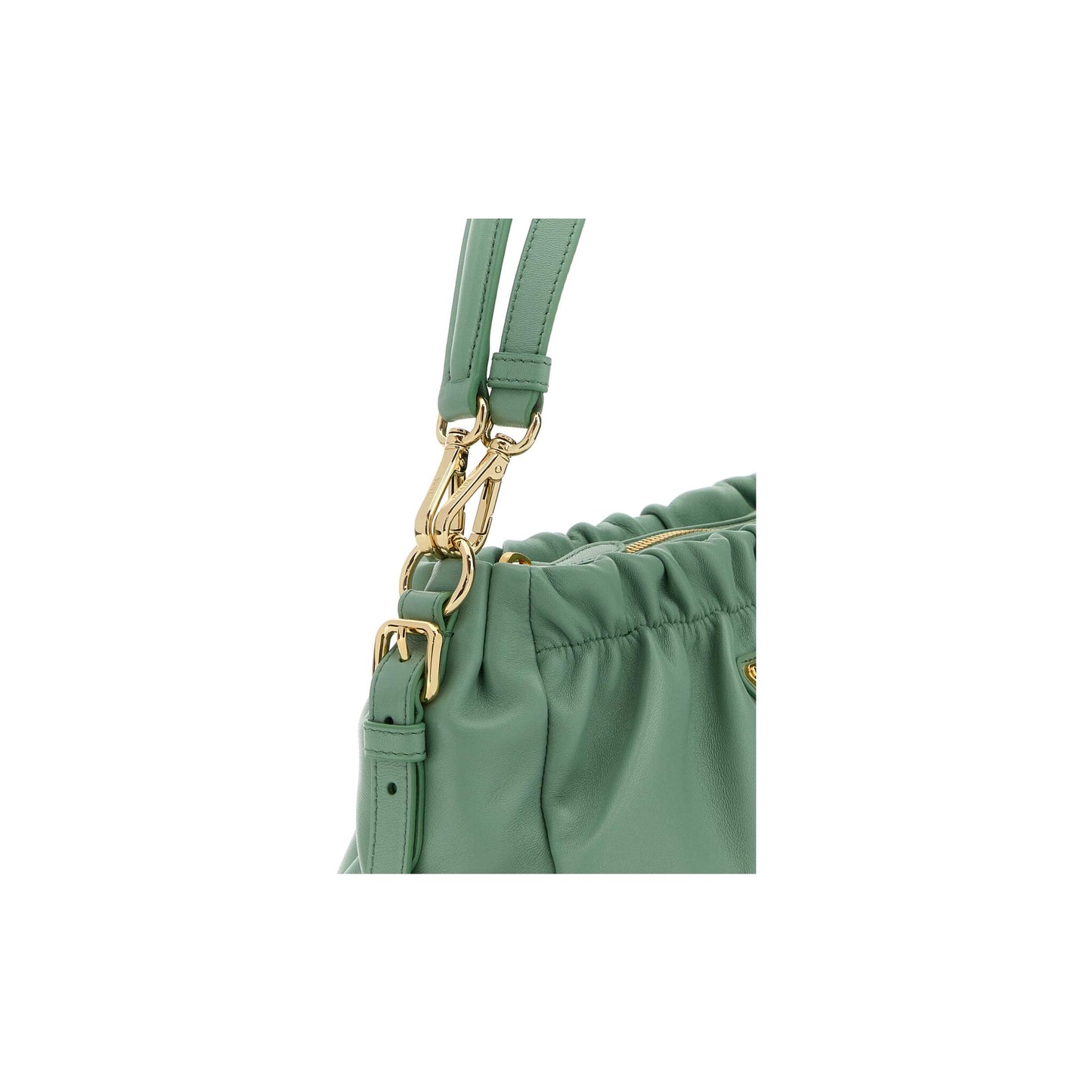 Prada Mala de Mão em Pele Nappa — Branco