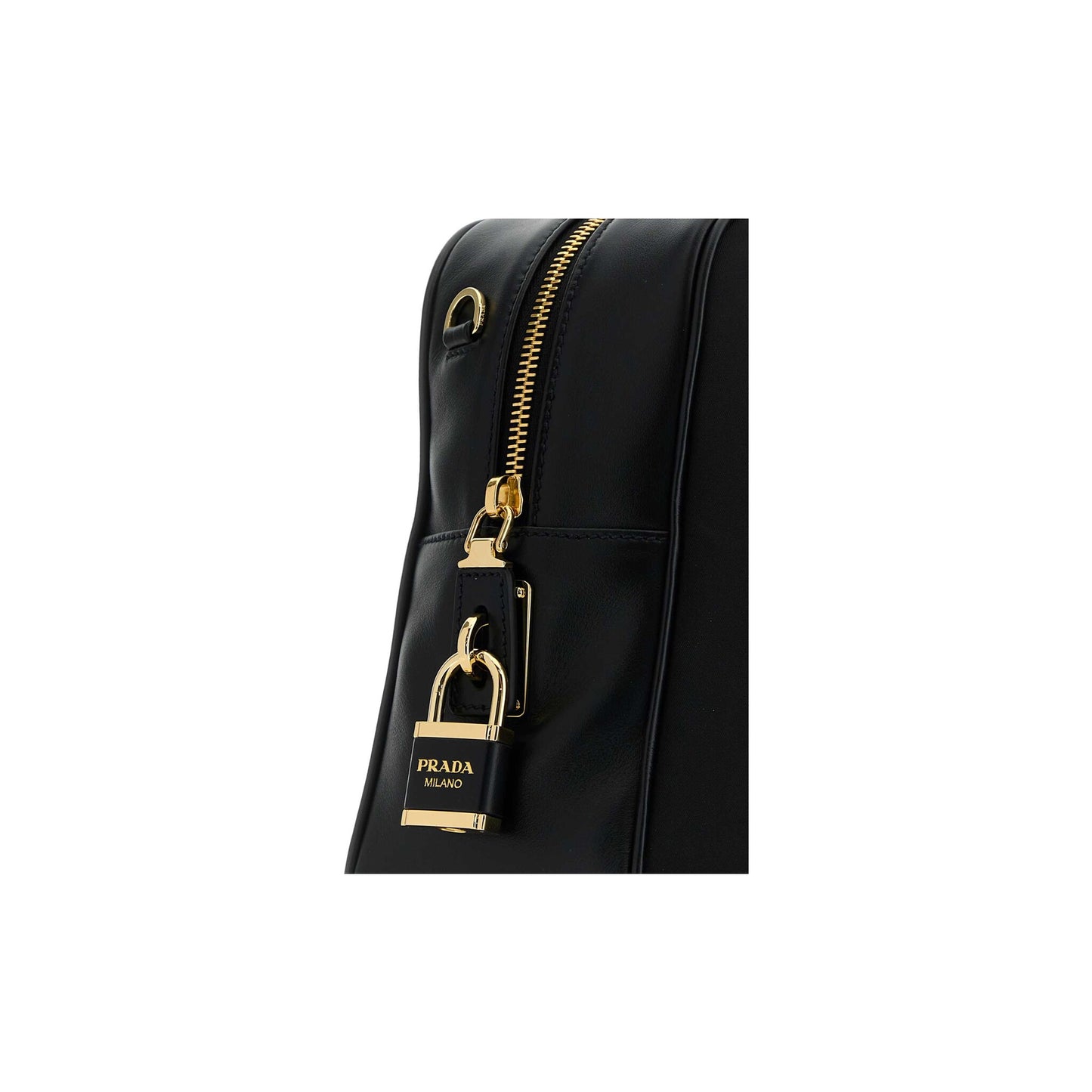 Prada Mala de Mão em Re-Nylon — Preto