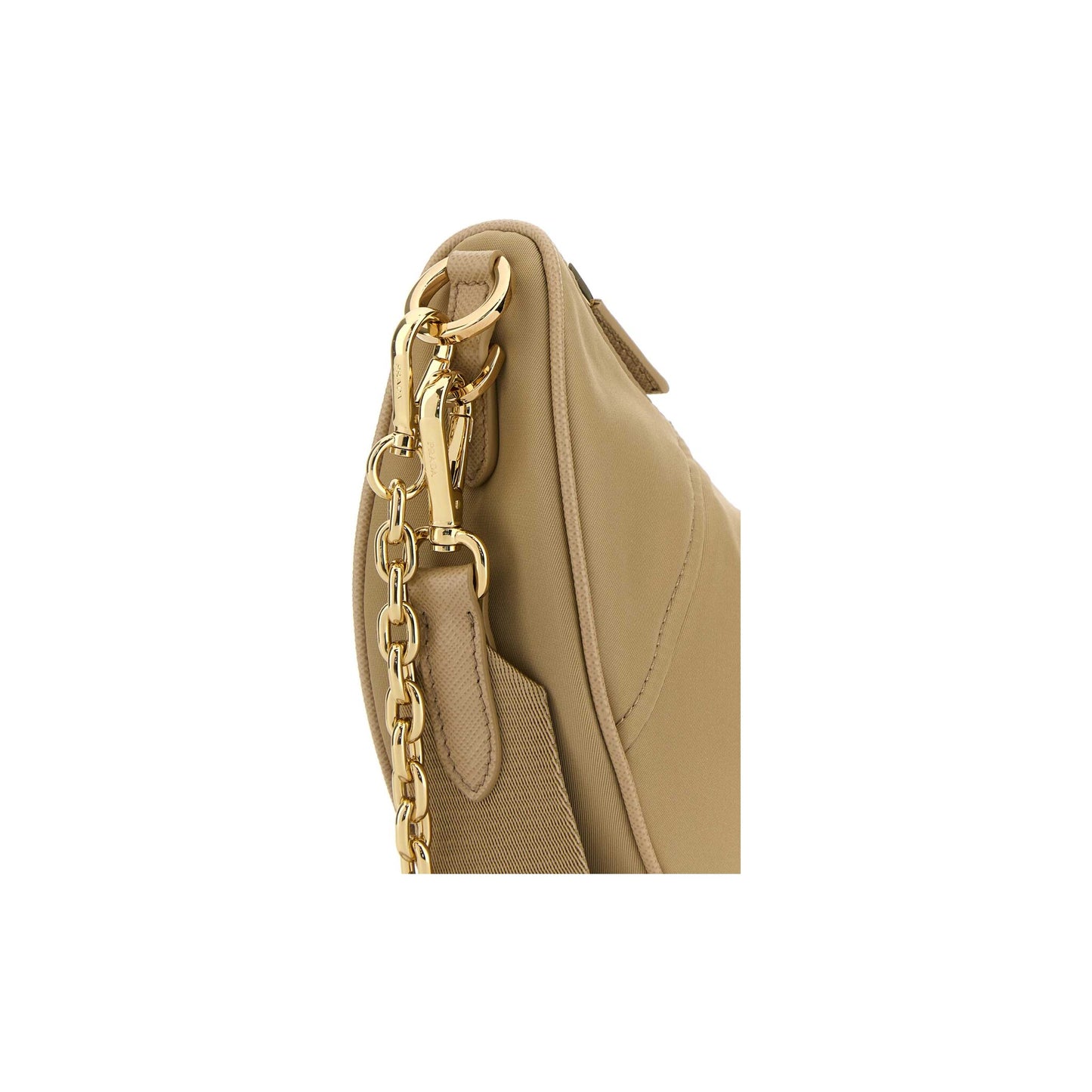 Prada Mala de Ombro em Re-Nylon — Preto