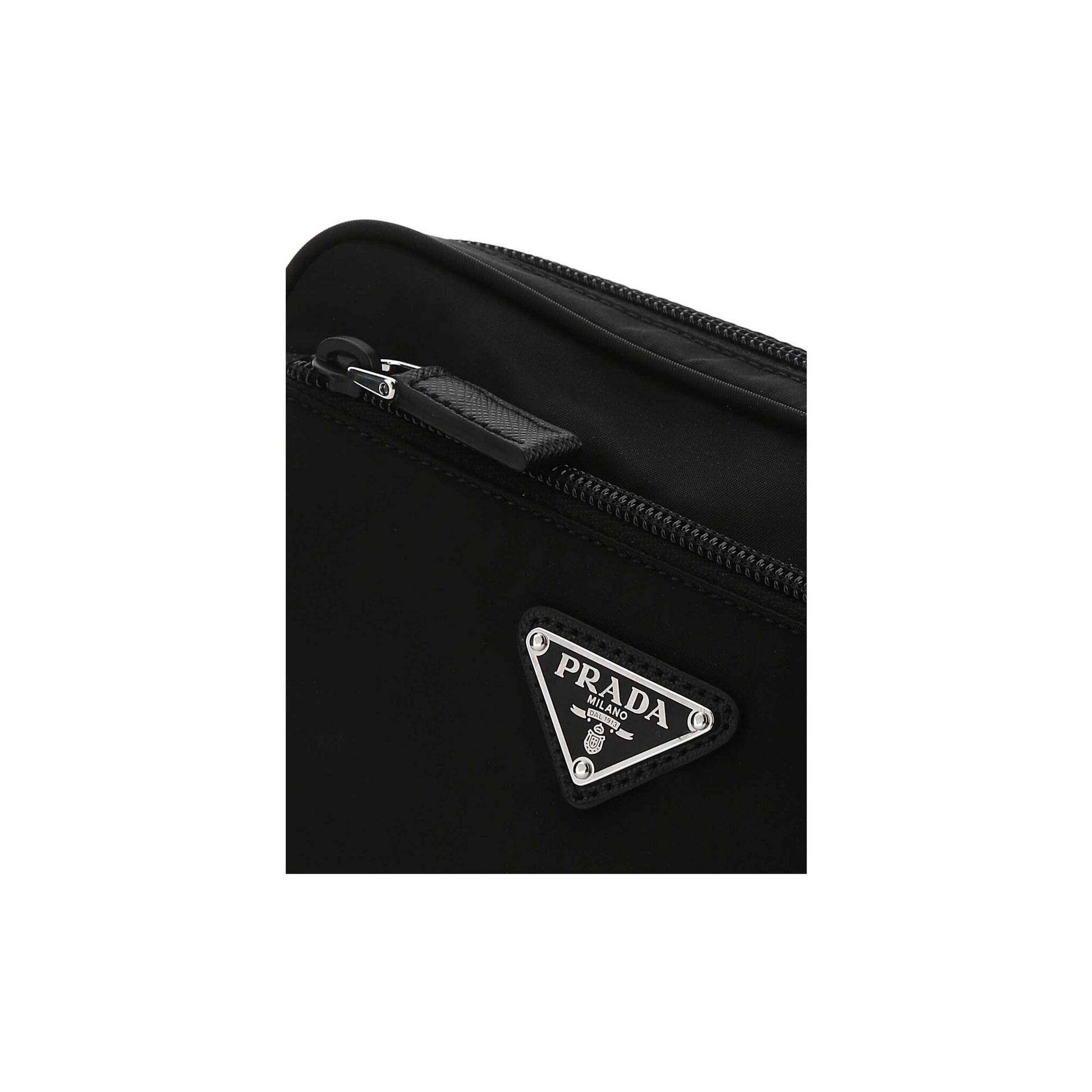 Prada Bolsa de Cintura em Re-Nylon — Natural