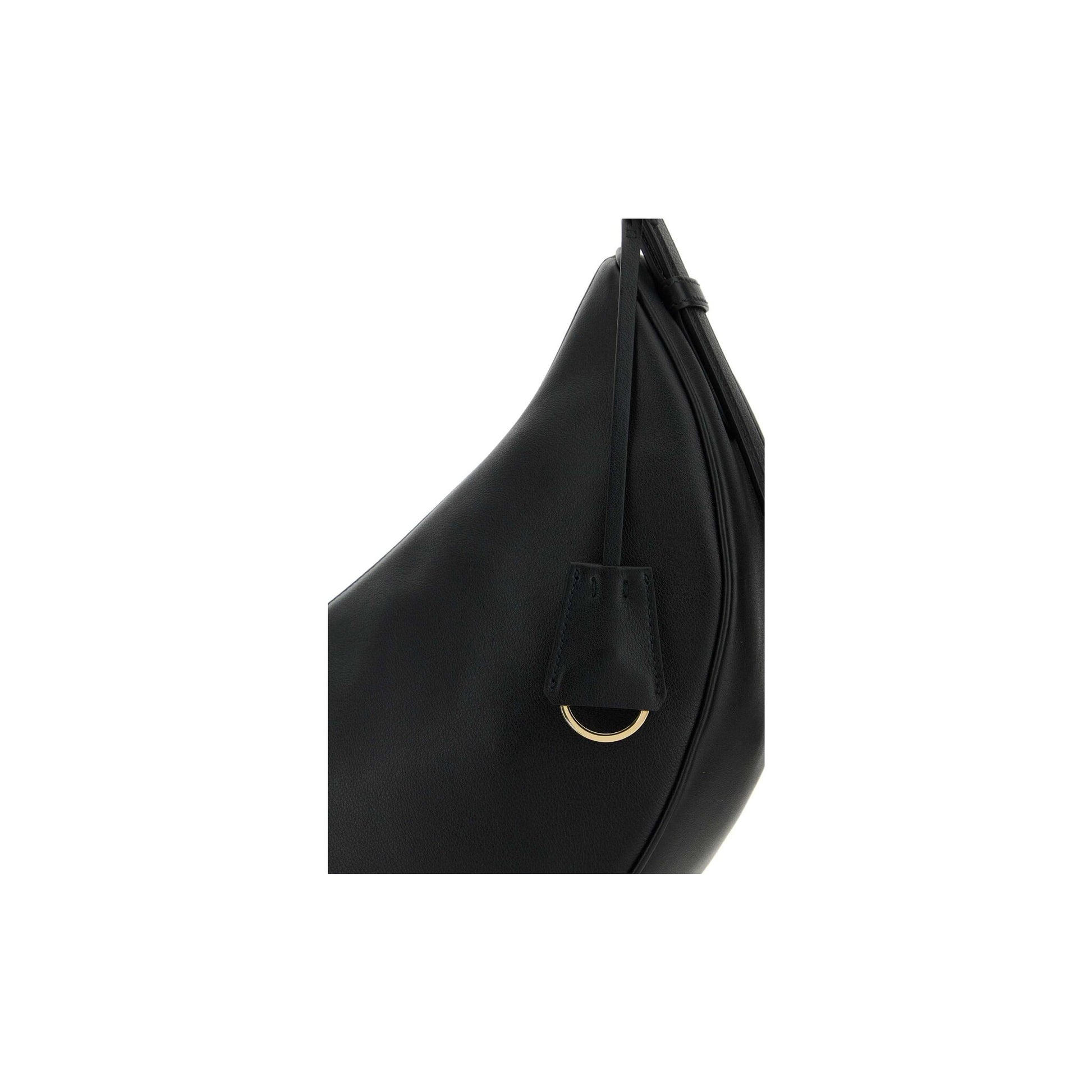Prada Mala Tiracolo em Pele — Preto