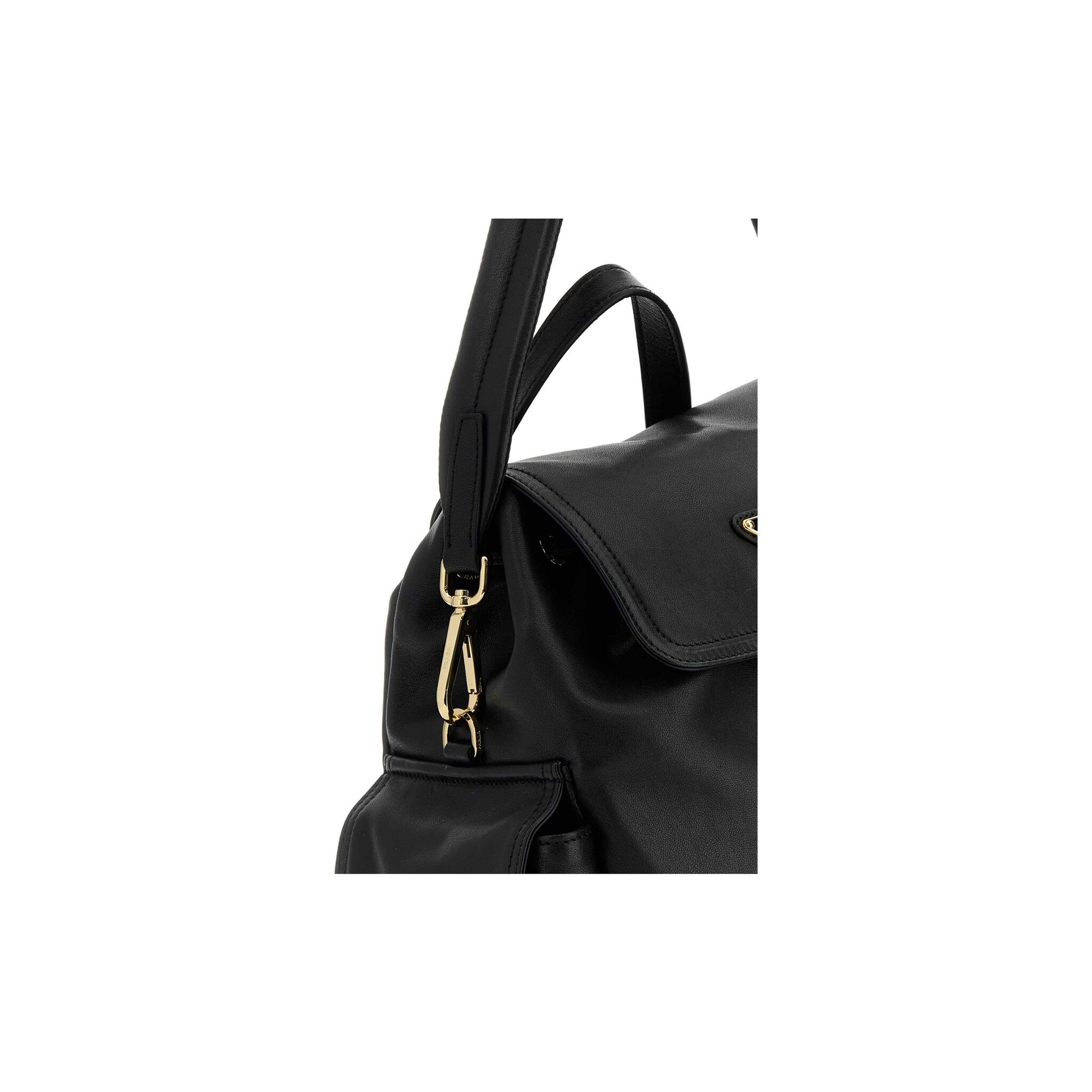 Prada Mala de Ombro em Pele Nappa — Preto