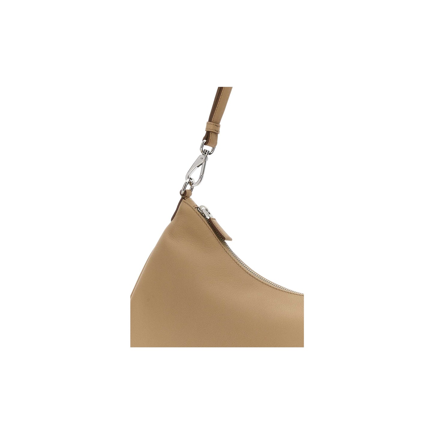 Prada Mala de Ombro em Pele — Branco