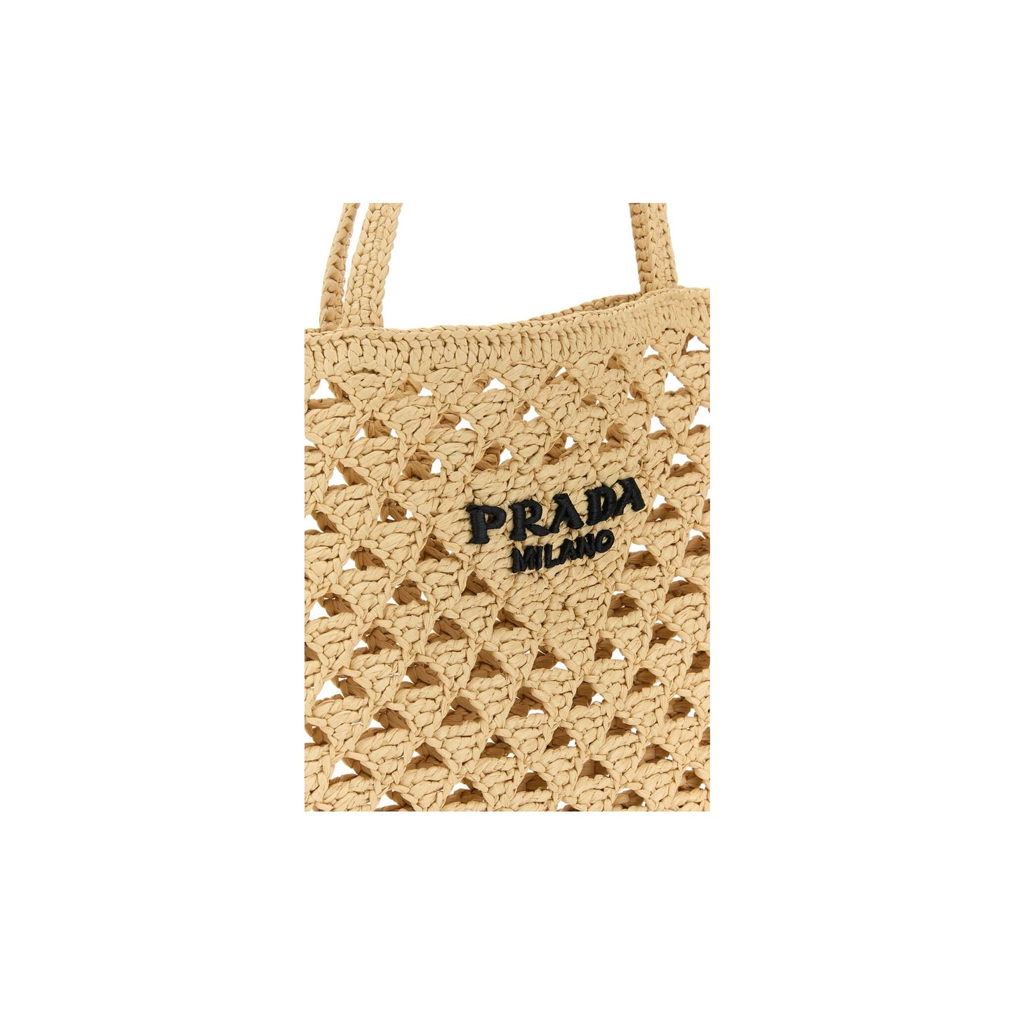 Prada Mala de Mão em Pele — Azul-Marinho