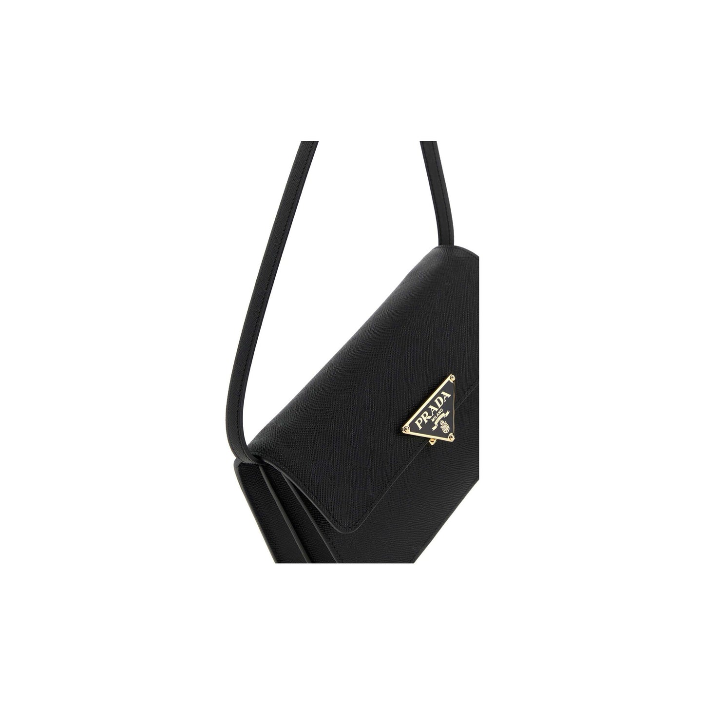 Prada Mala de Ombro Mini Saffiano em Pele