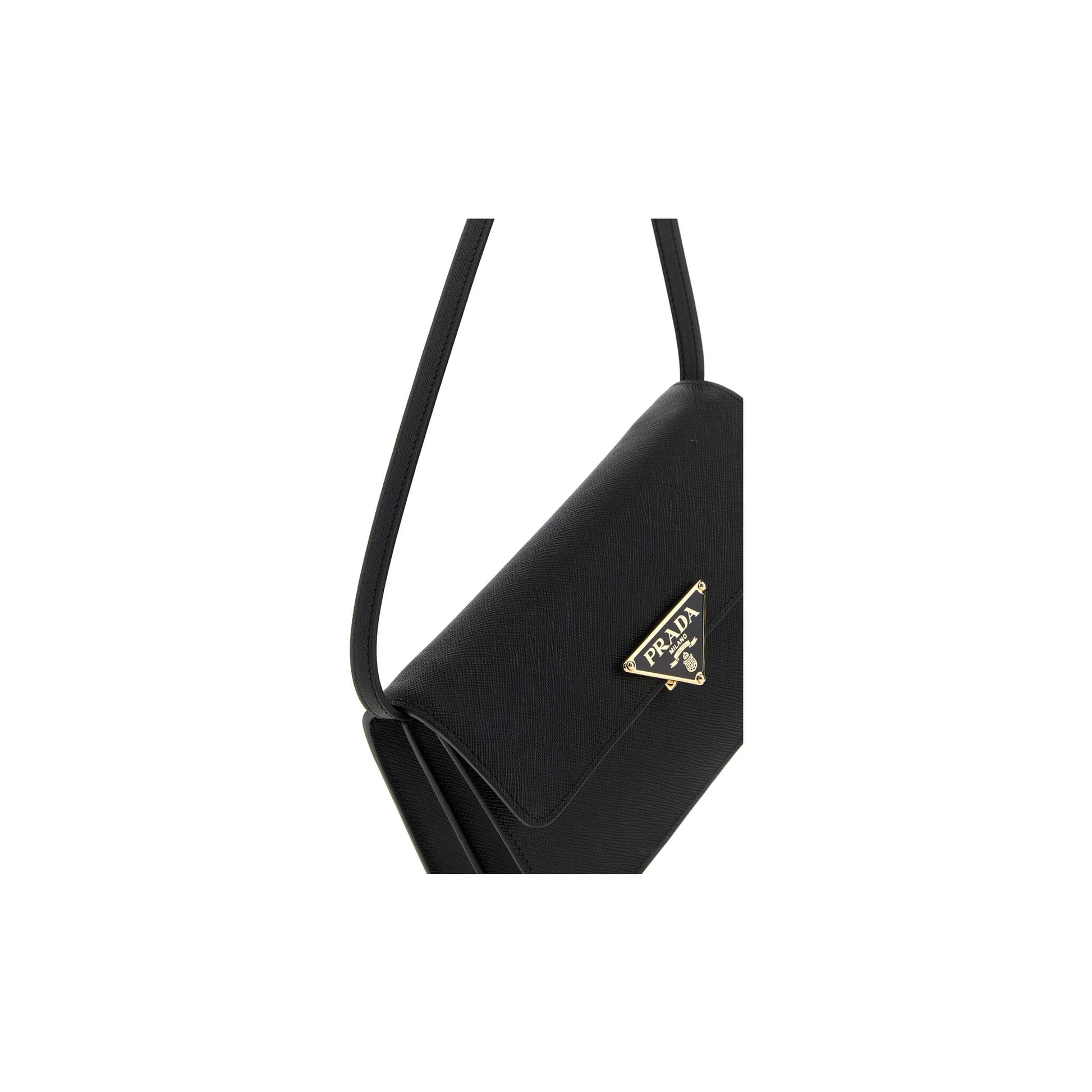 Prada Mala de Ombro Mini Saffiano em Pele